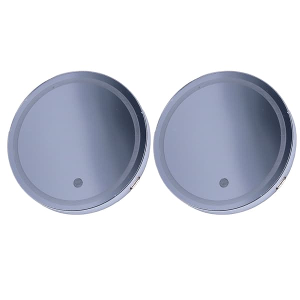 2 stk. LED Atmosfærelys Koppholder Matte 7 Farger 3 Moduser USB Lading IP67 Vanntett Sklisikker Universal