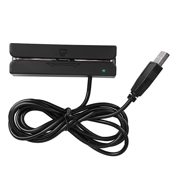 USB MSR90 3-spors Hi Co Magnetstripe Kredittkort Swipe Reader