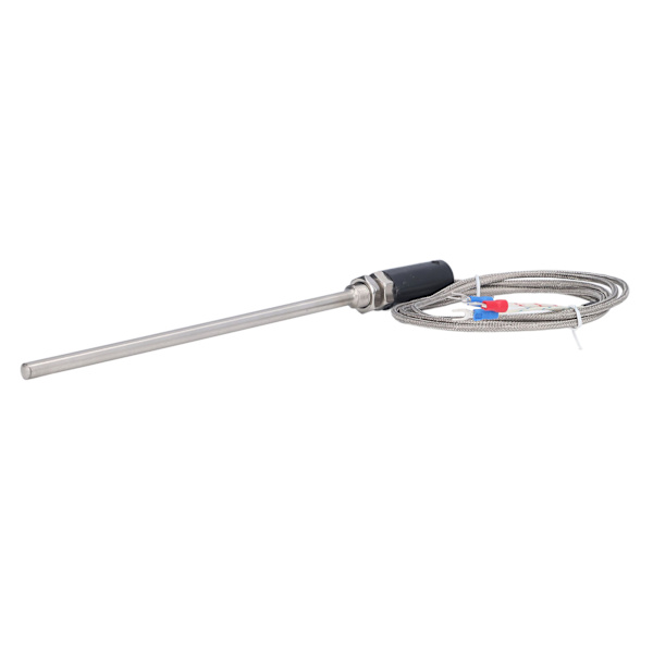 PT100 Termoelementprobe Temperatursensor Skjermet Ledning Transduser ‑200‑450℃ WZPT‑10