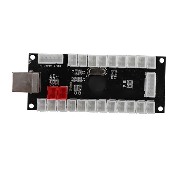 Arcade Spill USB Encoder Knappkontroller for Raspberry Pi PC Spillmaskin Svart CY 822C