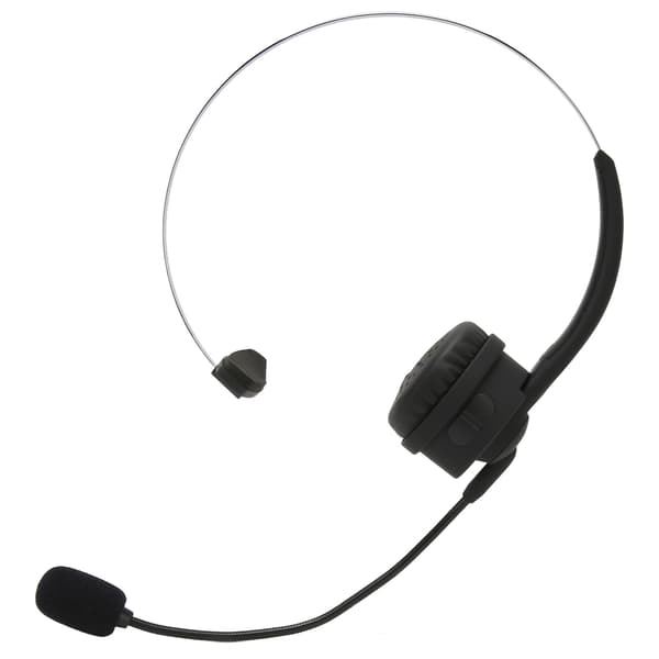 Bluetooth Mono Støjreducerende Headset Justerbart Virksomhedsheadset med Mikrofon Opladningsbase