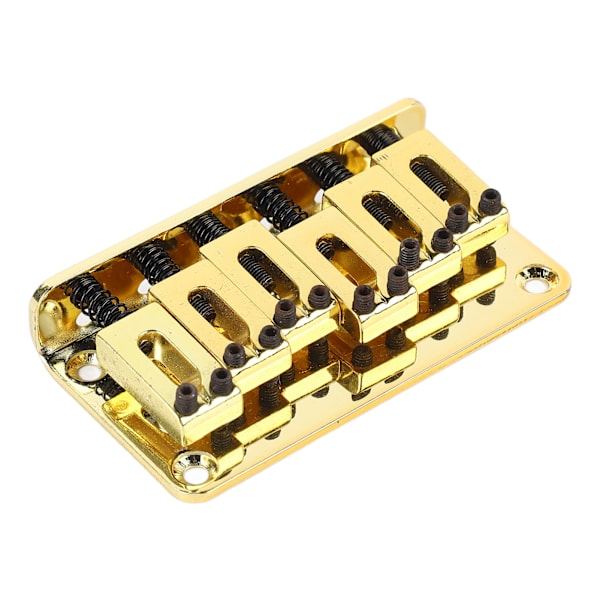 6-strängad gitarrstallbyte Zinklegering Elgitarr Sadelstall Musikinstrument Tillbehör Guld