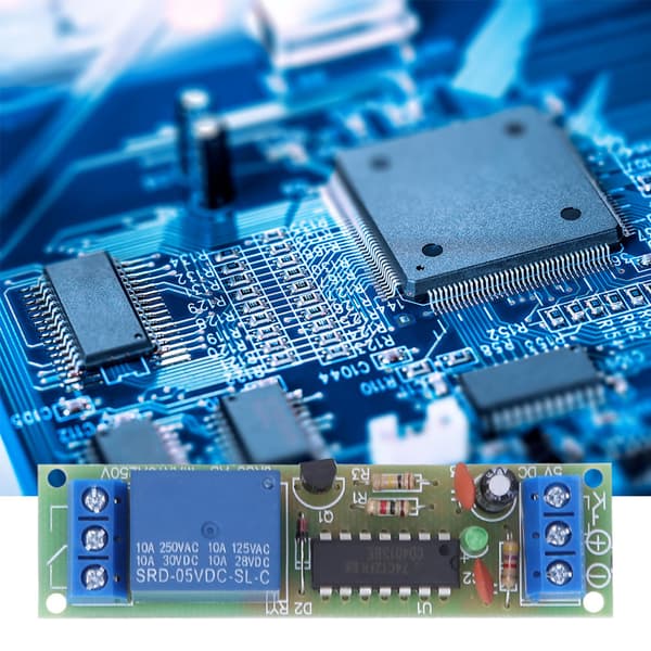 3 st Relämodul CD4013 Chip 1 Kanal SPDT NO NC Optokopplarisolering 5VDC