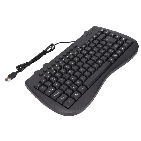 95 Tasters Kablet Mini USB Stasjonær Datamaskin Stille Ultratynn Multimedia Lite Språk Tastatur