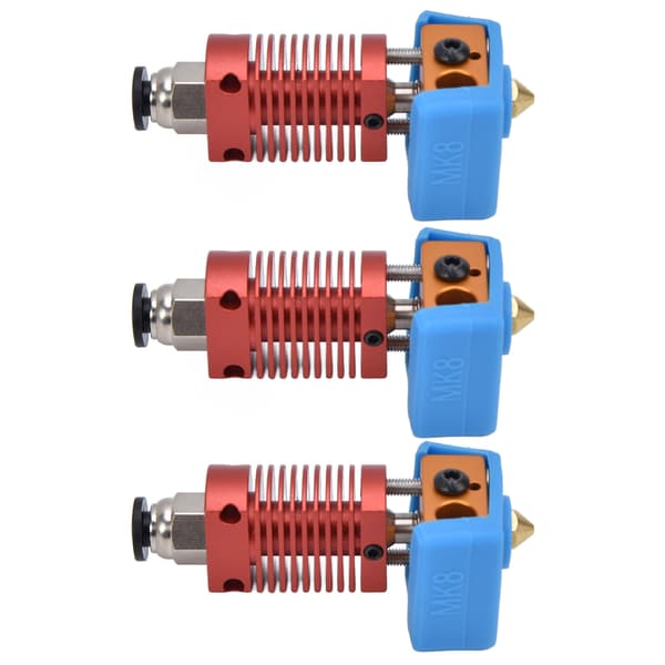 Ekstruder Hotend Kit Aluminiumlegering Messing 3D-skriverdeler med dyser for Ender 3 Pro