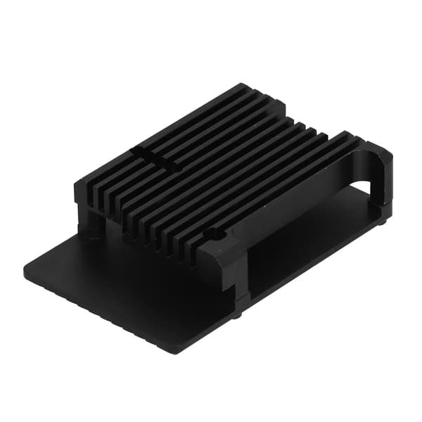 Raspberry Pi 3 Model B Plus Sort Aluminiumlegering Anodiseret CNC Kabinet