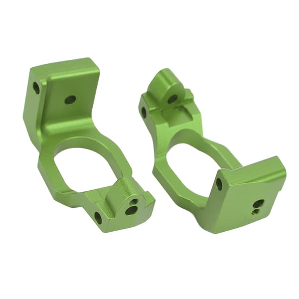 2 st Aluminiumlegering Caster Blocks Hög Hållfasthet Vibrationsreducering för Traxxas 1 10 MAXX2 0 Grön