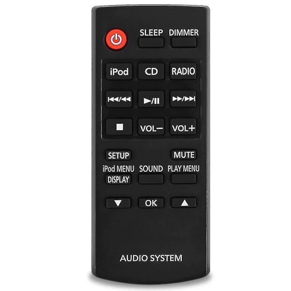 ny fjärrkontroll för Panasonic Audio Stereo System Players N2qayc000058 Controller