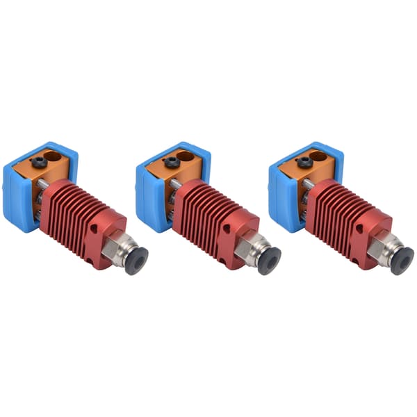 Ekstruder Hotend Kit Aluminiumlegering Messing 3D Printerdele med dyser til Ender 3 Pro