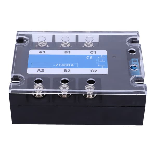 BERM3 ZF40DA DC AC Solid State Relay SSR Transparent Case Elektroniske Deler