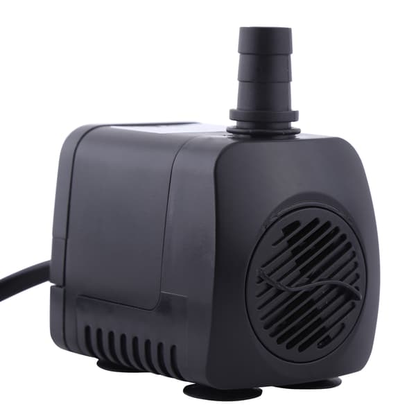 Nedsænkbar pumpe til akvarium, 220V 15W, 800L/H, Sort