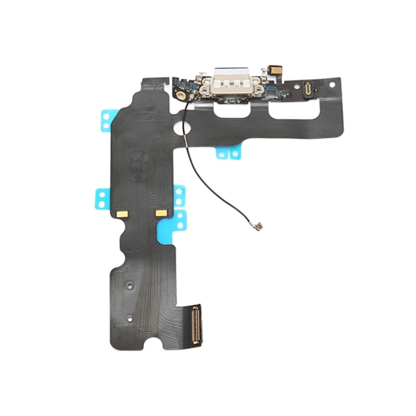 iPhone 7 Plus Ladeport Modul USB Dock Connector Mikrofon Antenne Flex Kabel Hvit