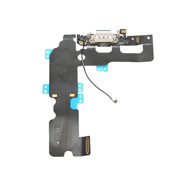 iPhone 7 Plus Opladningsport Modul USB Dock Connector Mikrofon Antenne Flex Kabel Hvid