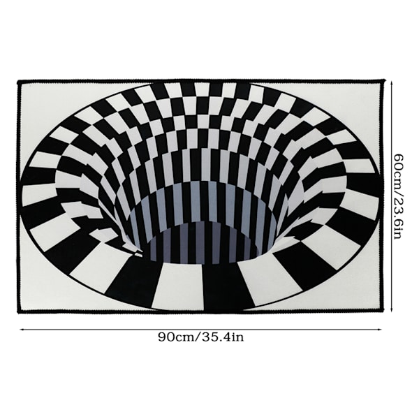 Modern Oval 3D-printad matta [60*90cm] 60*90cm