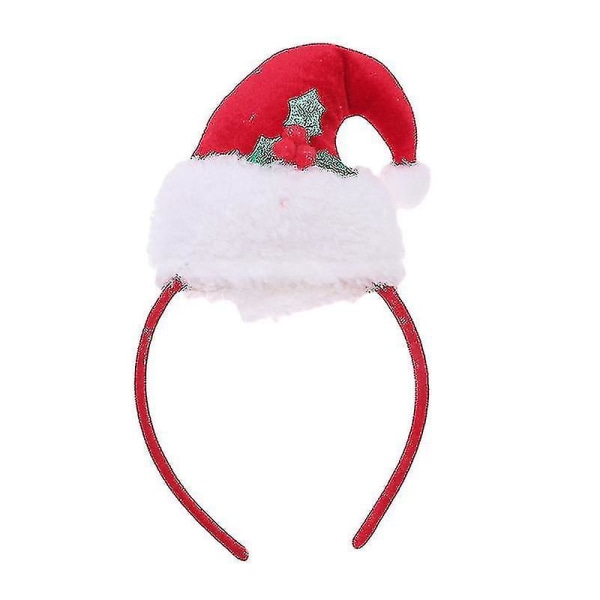 Juldekorativa pannband Bedårande hårband Hatt Hårbågar Juldesign Huvudbonad Festfavoriter Tillbehör Dekorationer