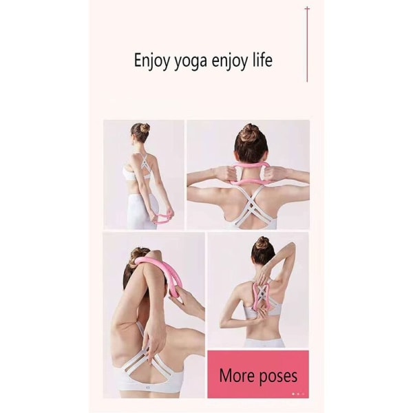 Yogaudstyr, Pilates, lægmodstandsstøtte Yoga Pilates Ring Fascia Værktøj til træning af lår, mavemuskler og