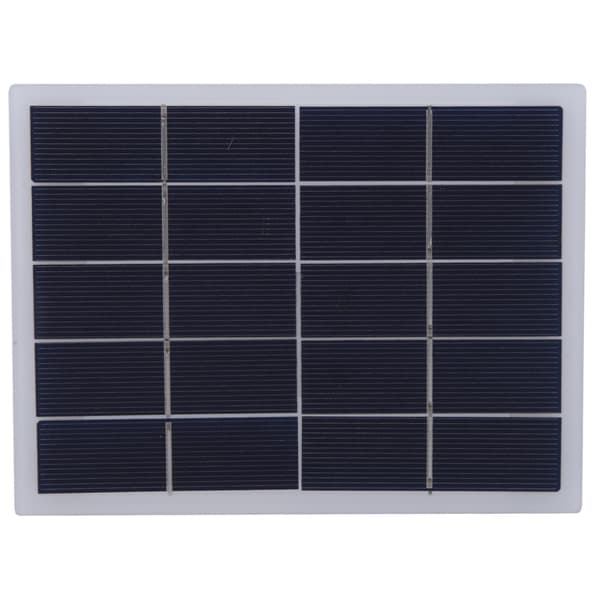 3W 5V Polykristallint Kisel DIY Solpanel Laminerad Skiva Batteriplatta 170x130mm (3W‑Vit)