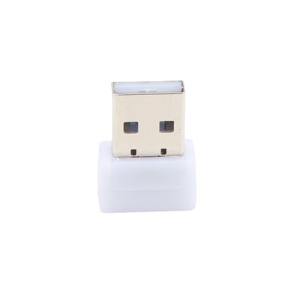 DC5V Mini USB LED-lys Fargerik Stemmestyring Bil Interiør Ambient Nattlampe