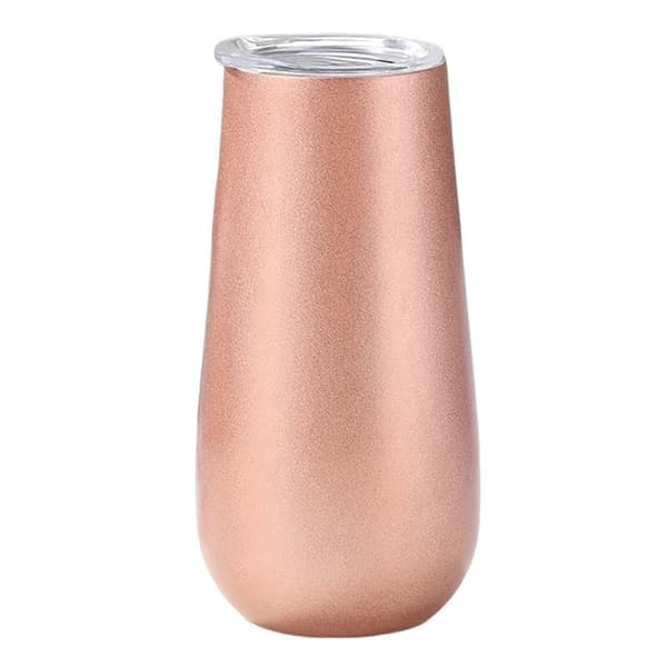 6oz Isolerade Vinvärmare Robusta Resevänliga Kaffemuggar Kontorsbordsnödvändighet Champagne