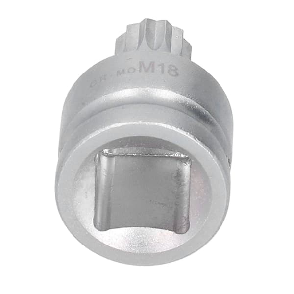 3/4in 20mm M18 Spline Bit Socket Triple Square Metall Antikorrosjon Universal Bor Del for Bil