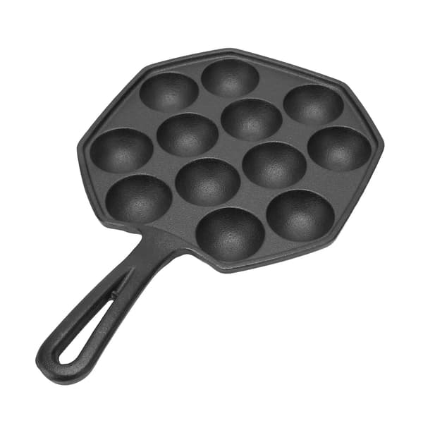 Blækspruttefrikadeller Stegepande 12 Gitre Takoyaki Non-Stick Støbejern