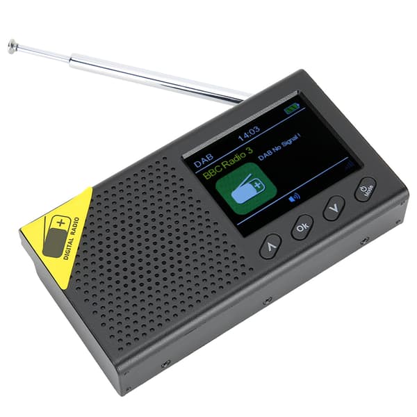 Portabel DAB Digitalradio Hemstereo med 2,4 tums LCD-skärm
