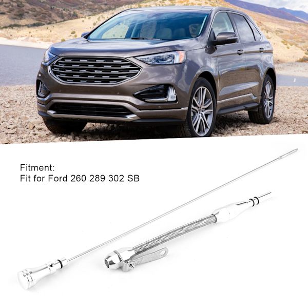 Fleksibel motoroliedykker af rustfrit stål, tilbehør egnet til Ford 260 289 302 SB