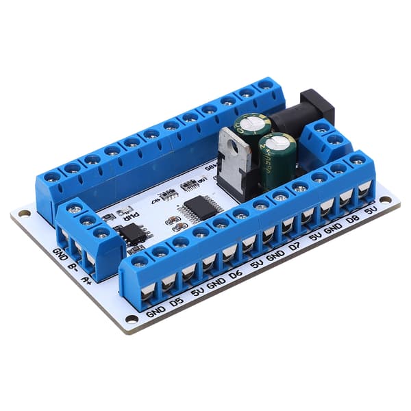 8-kanals R4DCB08 RS485 sensor modulkort for papirløs opptaker PLC 6-24V