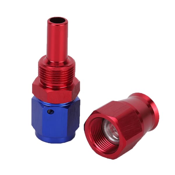 AN6 Slangeendebeslag Svingbar Kjøleolje Drivstoffadapter for Teflon 0°