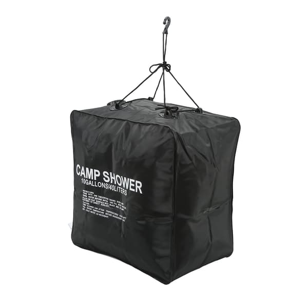 40L Solar Camp Dusjpose med Sprøyte PVC Gummi Plast UV-sikker Belegg Utendørs Vannpose