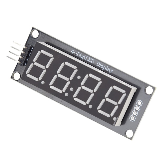 4-cifret 7-segment LED-displaymodul TM1637 Grøn til Arduino