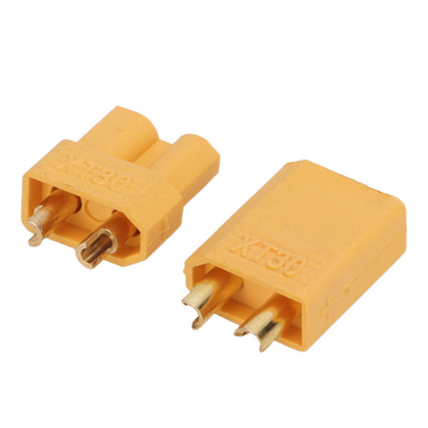 XT30 Han Hun Stik Gul RC Batteri ESC Tilbehør