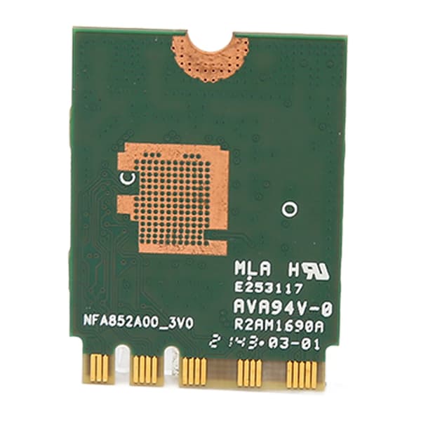 RTL8852BE 2.4G 5G Dual Band 1800Mbps Bluetooth 5.2 M.2 Nätverkskort för PC