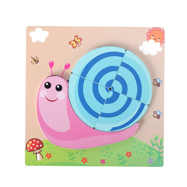 Lasten palapeli 3D palapeli MG-Snail palapeli,