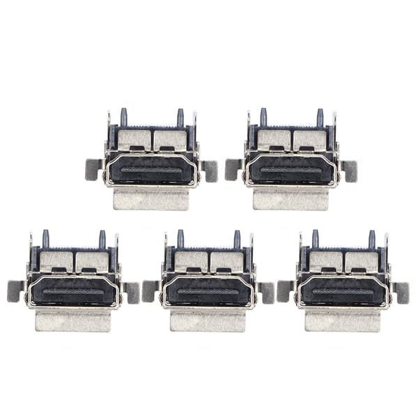 5 stk. 1080P HDMI Socket Port Interface Connector Udskiftning til Xbox One S Spillekonsol