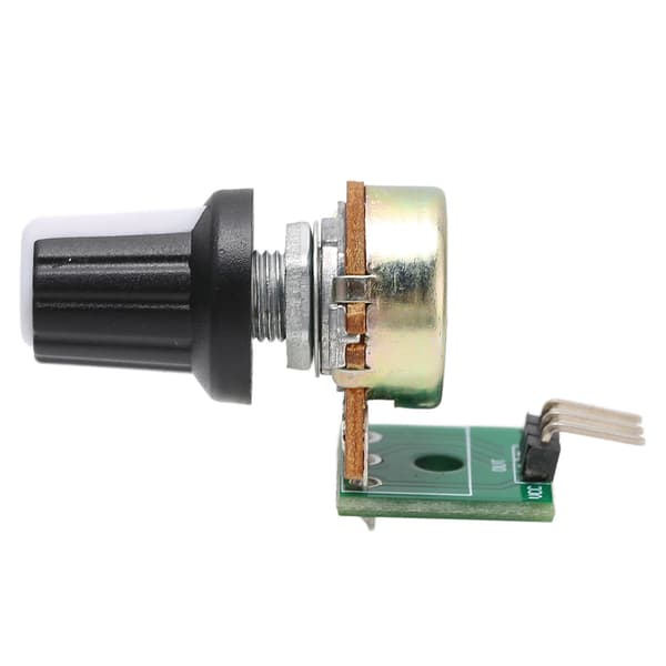10K Potentiometer Modul Justerbart Motstånd Enkelvarvs Rotationsmodul Analog Utgång 0‑5V