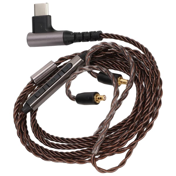 ATH E50 E70 LS300 CKS1100 Päivityskaapeli OFC-ydin Type C A2DC -liitin mikrofonilla