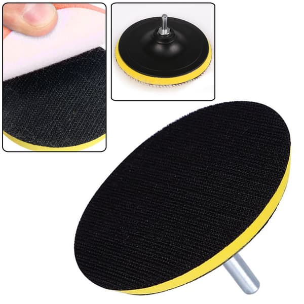 6st 4\" Högglans Polermaskin Buffert Pad Set M10 Borradapter Bilpoleringsvax