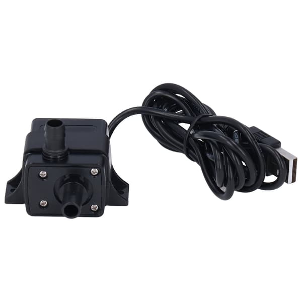 DC5521 Honkontakt Vattenpumpskit 5V 1W Lågtrycks Dränkbara Pumpar med USB-kabel