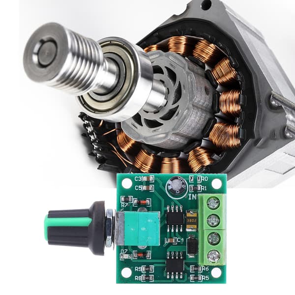 PWM DC Motor Hastighetsregulator 1.8-15VDC 30W Motorreglering 1803BK