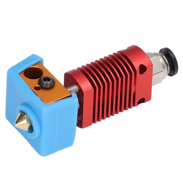 Ekstruderhovedudskiftning 4 mm messing MK8 dysesæt 3D-printerdele til CR‑10 Ender 3