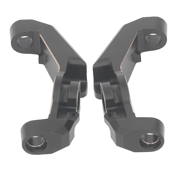 2 STK Sort Messing Antirust Caster Blok Front C Hub til Axial 1/18 UTB18 Capra RC Crawler