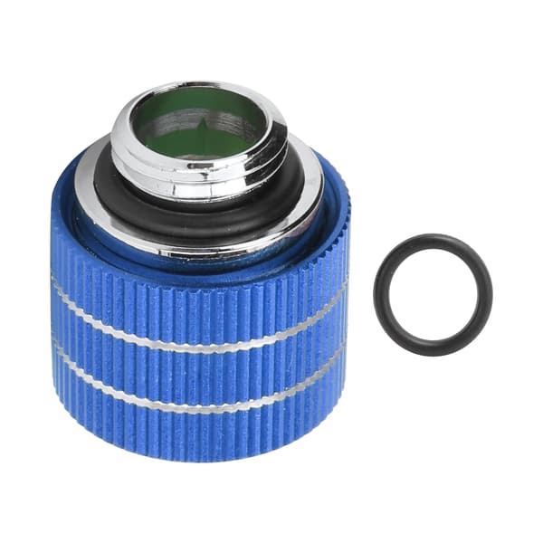 Hårde rørfittings Hurtig Twist Computer Vandkøling 20 kg Anti Drop Quick Screw HYGKNB12M Blå