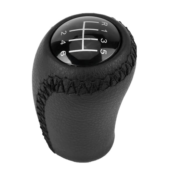 Læder Gear Shift Knob Cover til Mazda 3 BK BL 5 CR CW 6 II 2005-2014