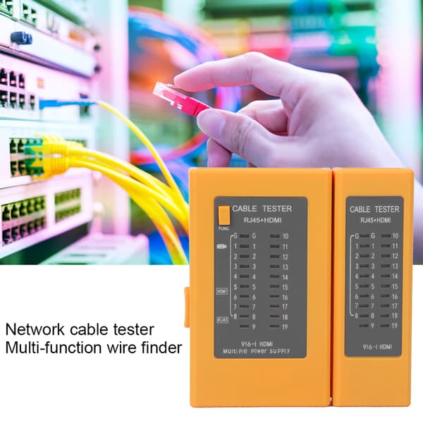 Nettverkskabeltester Trådlinjefinner Multifunksjon Industriell Kontroll RJ45 HDMI
