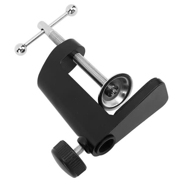 Aluminium C Klemme Skrivebordsmontering 2,4 tommer 61 mm Sort Bordlampeholder