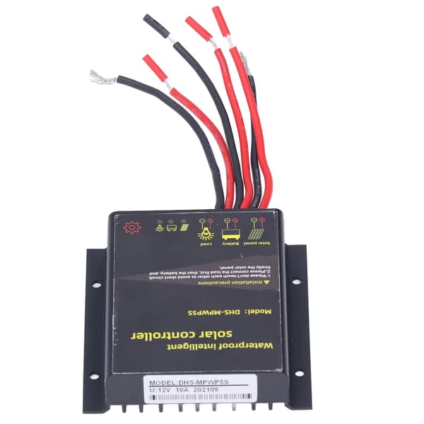Vanntett MPPT Solcelleladeregulator 12V 10A Smart Batteriladeregulator DHSMPWP5S