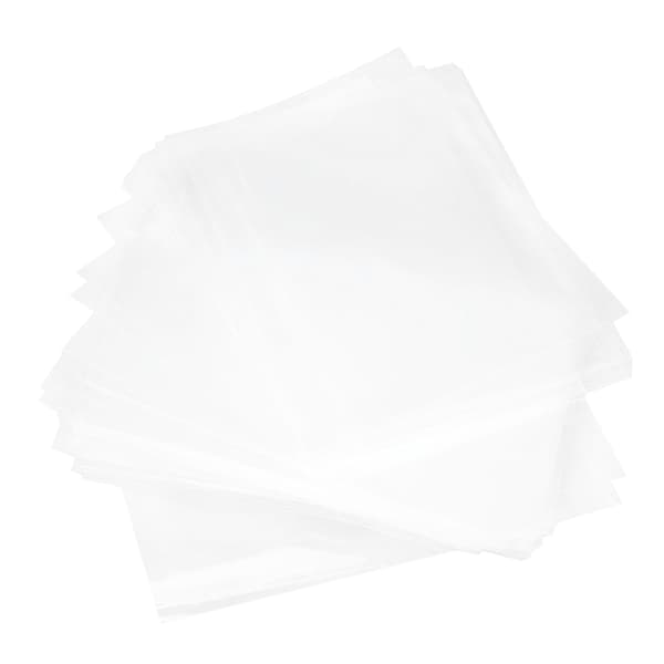 100 st transparenta rektangulära glassgodis chokladpåsar 10x16cm för hembröllop utomhusbruk
