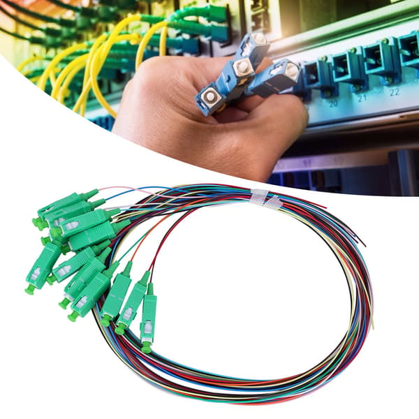 Single Mode Fiber Pigtail Kabel 12-kerner til SC-0.9mm til Netværkskommunikationssystem