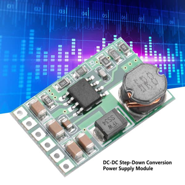 DC Buck Nedtransformator Spänningsomvandlare 3.7V Strömförsörjningsmodul